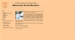 Desktop Screenshot of malermeister-borsbach.de