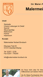 Mobile Screenshot of malermeister-borsbach.de
