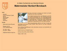 Tablet Screenshot of malermeister-borsbach.de